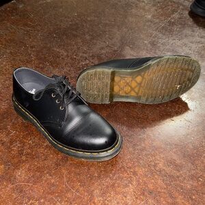 Dr. Martens Black Leather Oxford Shoes